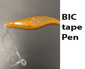 BIC tape pen