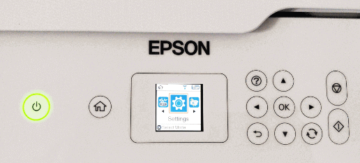 Epson 2720 sublimation printer panel